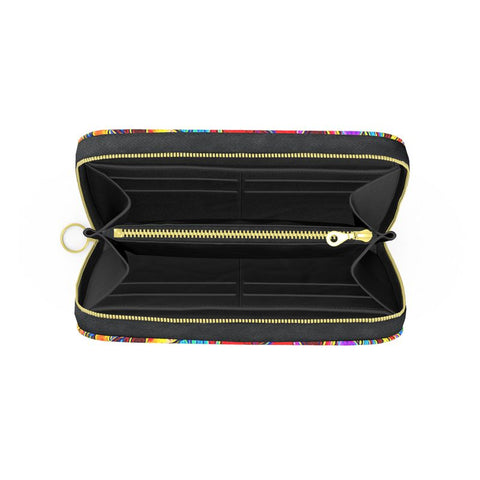 'Soul Tree' Long Zipped Purse