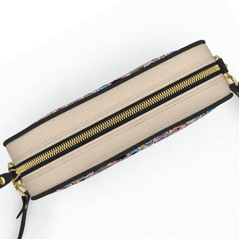 'Psychedelique' Crossbody (Cream)