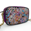 'Psychedelique' Crossbody (Blackcurrant)