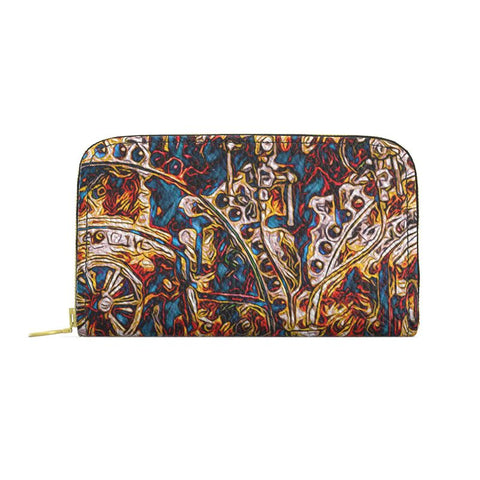 'Boilerplate' Long Zipped Purse