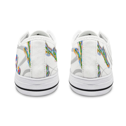 'Evolution' (White) Seattle Low Top Men's Shoes (Model 1013-6)