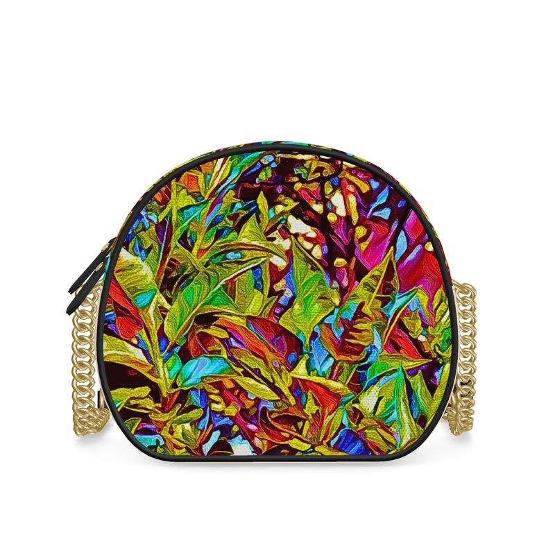 'Tropique' Round Box Bag