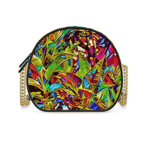 'Tropique' Round Box Bag
