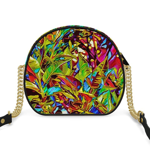 'Tropique' Round Box Bag