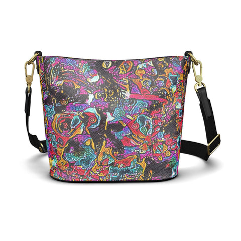 'Circus' (Bubblegum) Bucket Tote