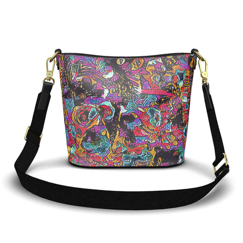 'Circus' (Bubblegum) Bucket Tote
