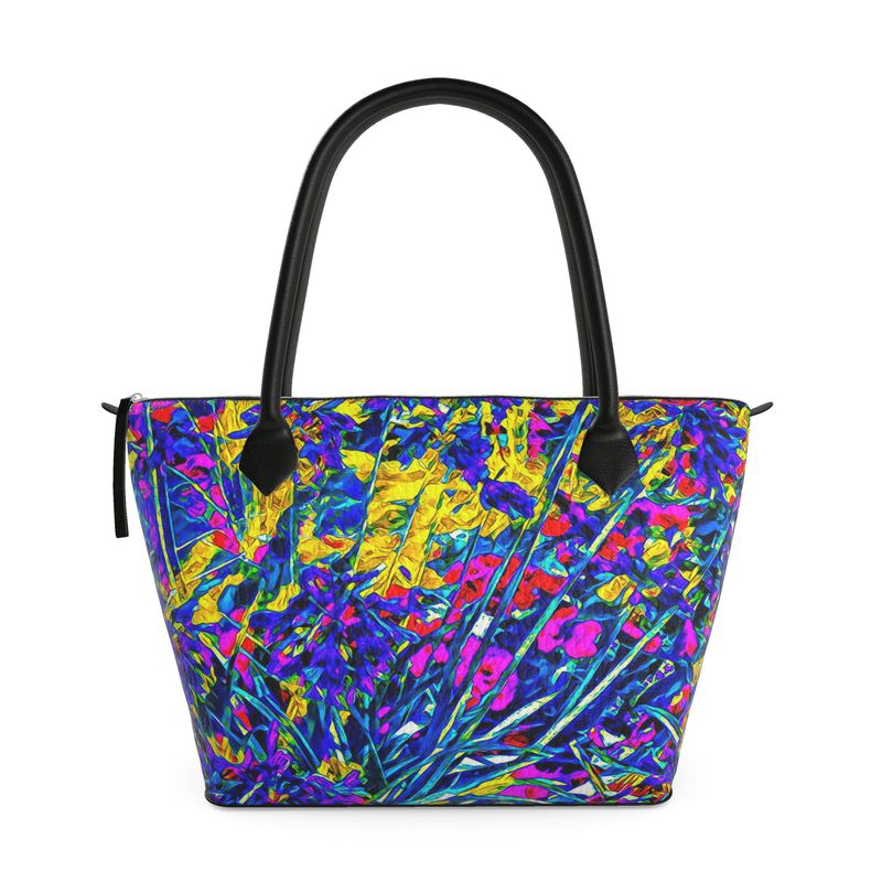 'Agapanthus' Zipped Shoulder Tote