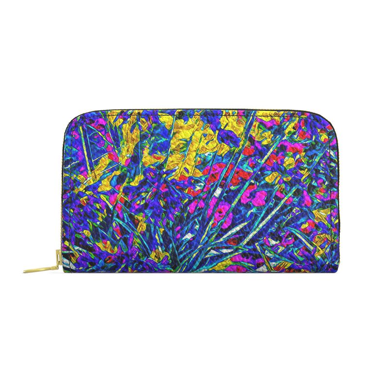 'Agapanthus' Long Zipped Purse