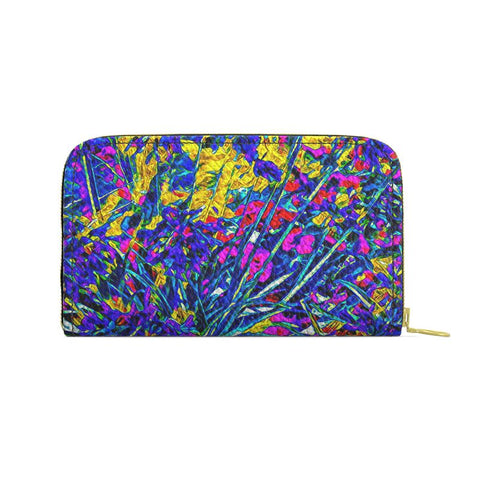 'Agapanthus' Long Zipped Purse