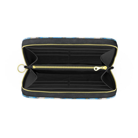 'Yorkshire Marine' (Diamond) Long Zipped Purse