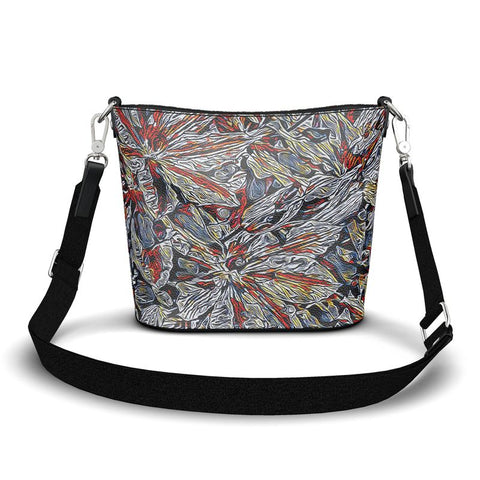 'Clematis Platinum' Shoulder Tote