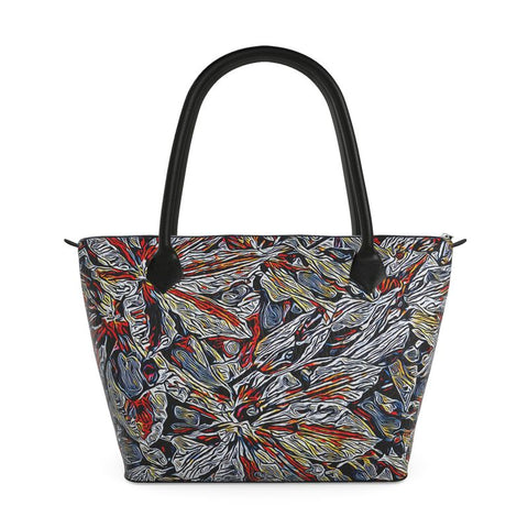 'Clematis Platinum' Zipped Handbag