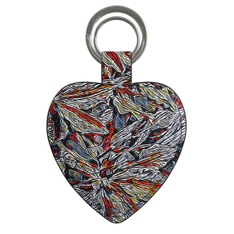 'Clematis Platinum' Keyring