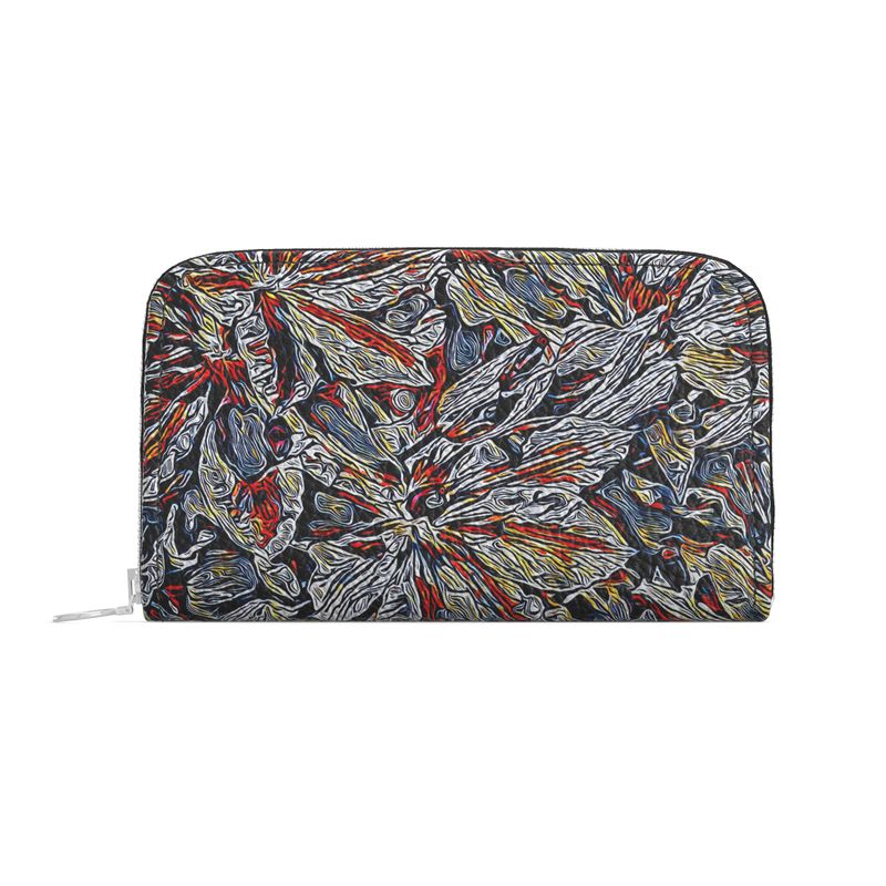 'Clematis Platinum' Zipped Purse