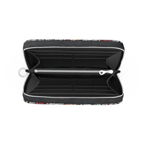 'Clematis Platinum' Zipped Purse