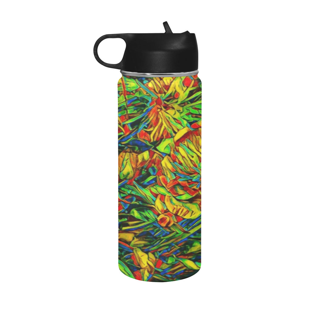 'Peony Citrus' Insulated Water Bottle