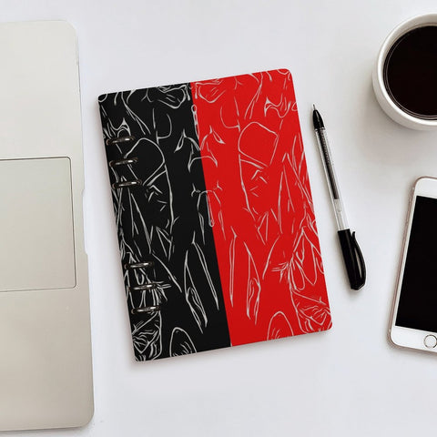 'Bloodlust' Faux Leather A5 Binder Notebook