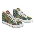 'Clematis Electra' (White Trim) Vancouver Canvas Boots