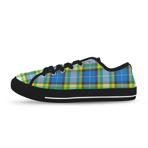 'Yorkshire Tartan' (Black) 'Seattle' Men's Trainers