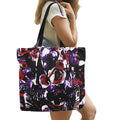 'Gothic Rose' Large Canvas Tote