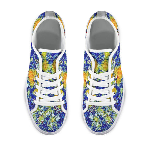 'Summer Basket' (White) 'Seattle' Men's Trainers