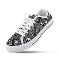 'Liquorice' (White Trim) Women's Canvas Plimsolls