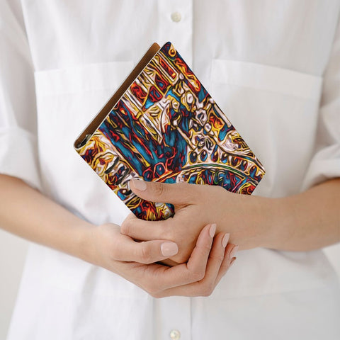 'Boilerplate' Faux Leather A5 Binder Notebook