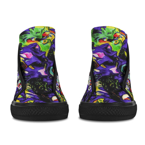 'Purple Haze' (Black Trim) Vancouver Canvas Boots