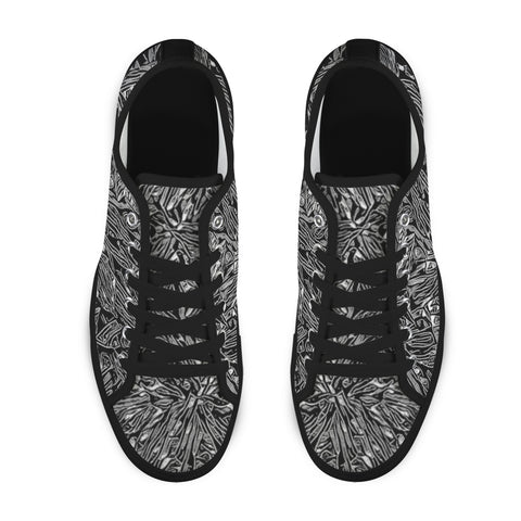 'Filament' (Black Trim) Women's Canvas Plimsolls
