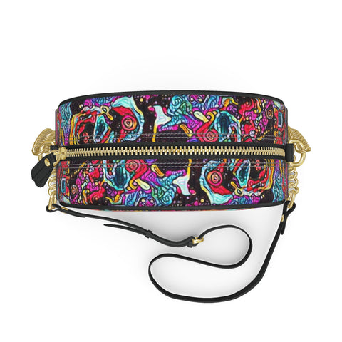 'Bubblegum' Nappa Leather Round Box
