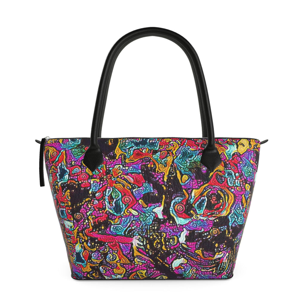 'Circus' (Bubblegum) Zip Top Handbag