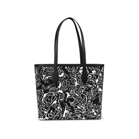 'Liquorice' Shoulder Shopper