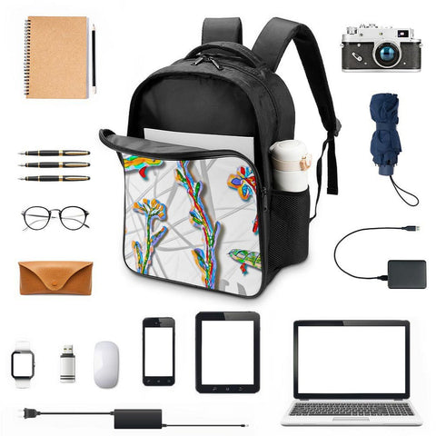 'Regenesis' (White Edit) Nylon Backpack