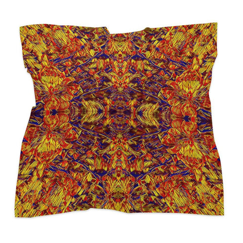 'Peony' Poly Scarf Square