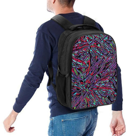 'Clematis Neon' Nylon Backpack