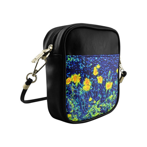 'Wild Poppies' Sling Bag (Model 1627)