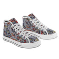 'Clematis Platinum' (White Trim) Vancouver Canvas Boots