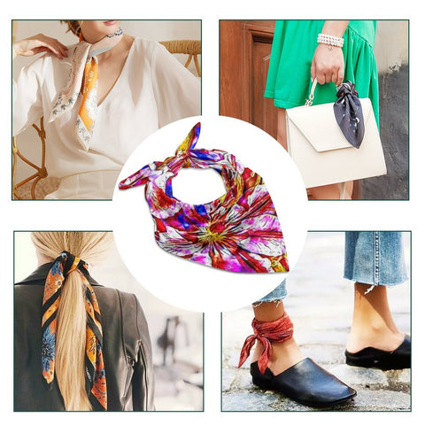 'Clematis' All Over Print Scarf