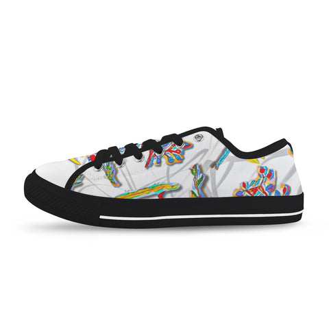 'Evolution' (White) Seattle Low Top Men's Shoes (Model 1013-6)