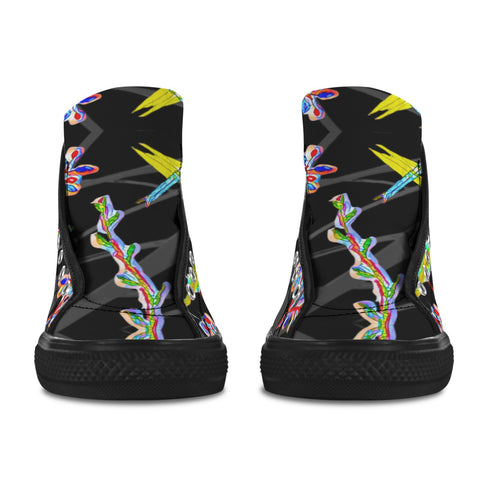 'Regenesis' (Black Edit - Black Trim) Vancouver Canvas Boots