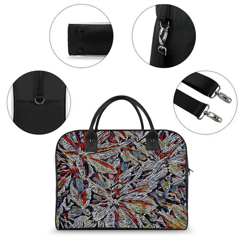 'Clematis Platinum' Nylon Holdall