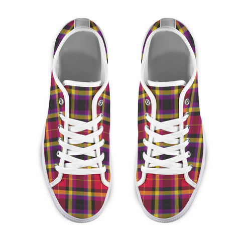 'Yorkshire Moorland' (White) Seattle Low Top Men's Shoes (Model 1013-6)