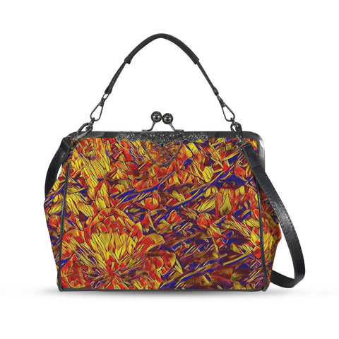 'Peony' Royale Kisslock Crossbody Shoulder