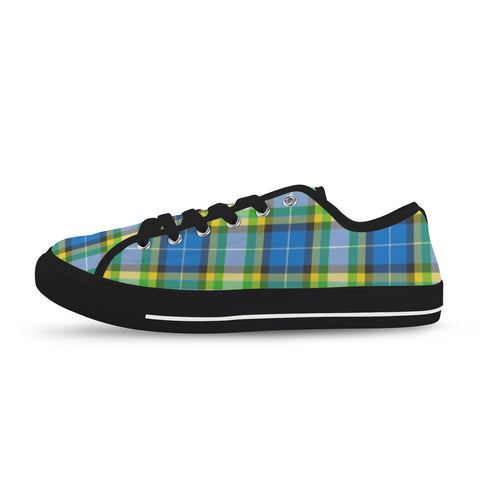 'Yorkshire Tartan' (Black Trim) 'Seattle' Women's Trainers