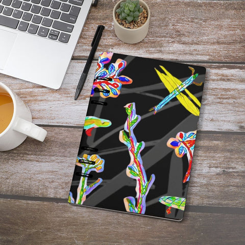 'Regenesis' (Black Edit) Faux Leather A5 Binder Notebook