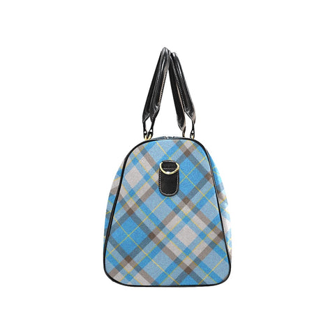 'Yorkshire Marine' (Slant) Nylon Duffle with Faux Leather Trim