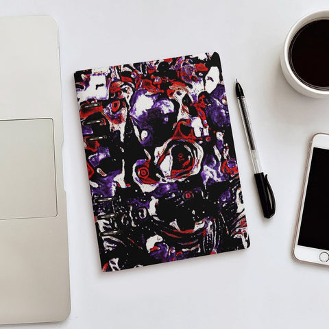 'Gothic Rose' Faux Leather A5 Binder Notebook
