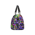 'Purple Haze' Nylon Duffle With Faux Leather Trim