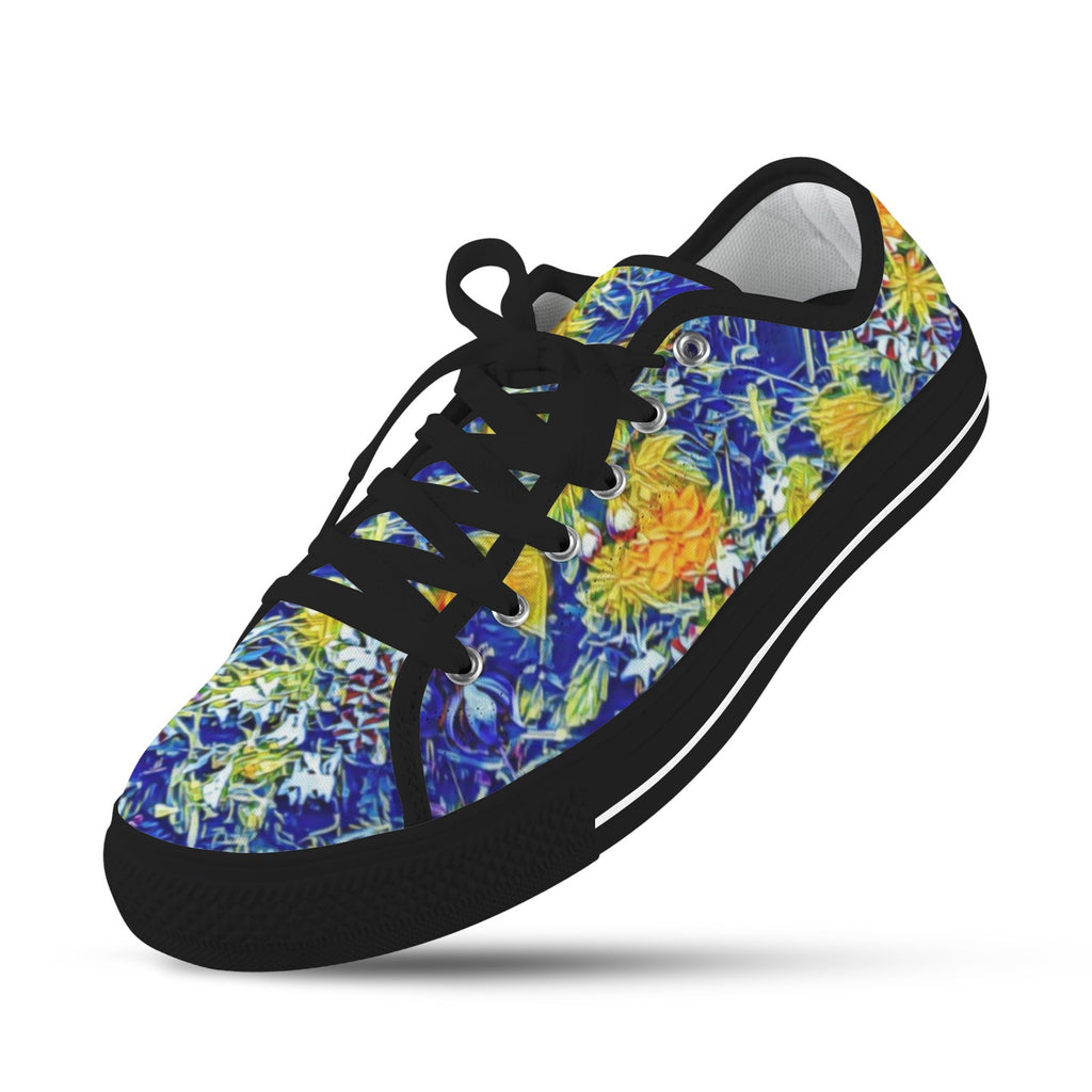 'Summer Basket' (Black Trim) 'Seattle' Women's Trainers