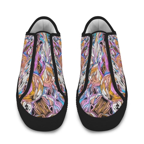 'Psychedelique' (Black) 'Seattle' Men's Trainers